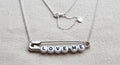 Safety pin necklace